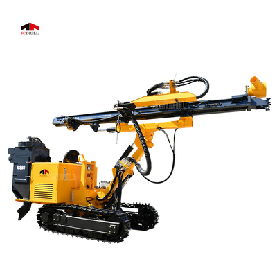 خرید Hydraulic Dth Hammer Mining Drilling Rig Blast Hole قابل حمل تولید آنلاین