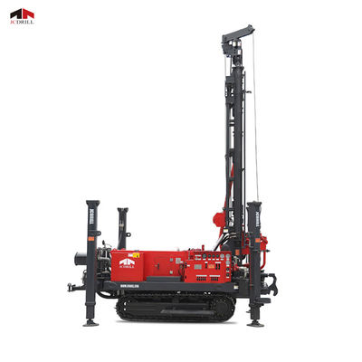 خرید Crawler Hydraulic Drilling Rig 92Kw 4000-8000Nm for Water Wells تولید آنلاین