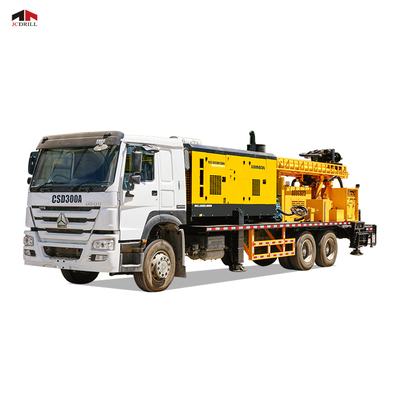 خرید 93KW Truck Mounted Water Well Drilling Rig 300m Depth تولید آنلاین