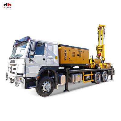 خرید Fully Hydraulic Water Well Drilling Rig 200m Depth تولید آنلاین