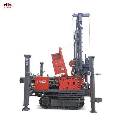 خرید CWD200T Crawler Mounted Water Well Drill Rig 2000m Depth 5500Nm Torque تولید آنلاین