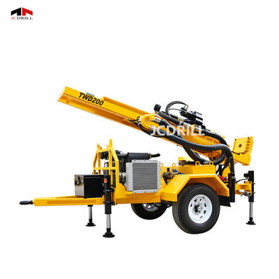 خرید دستگاه حفاری DTH همه کاره برای چاه آب با قابلیت OK OEM و تحرک خزنده تولید آنلاین