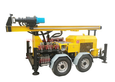 خرید تریلر نصب شده در حفاری سنگ Rig Dth Mud حفاری با سرعت 55 - 110 دور در دقیقه تولید آنلاین