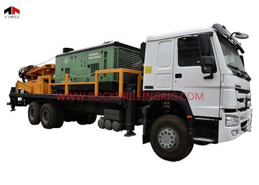 خرید ماشین حفاری چاه حفاری آب چاه هیدرولیکی 20T Air DTH با کمپرسور هوا تولید آنلاین