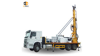 خرید گمانه CSD400 قابل حمل هیدرولیک چاه آب حفاری کامیون نصب شده است تولید آنلاین