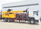 DTH کامیون نصب شده دستگاه حفاری چاه آب حفاری 200m نوع هیدرولیک کامل