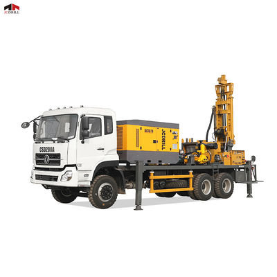 CSD200A هیدرولیک هوا DTH پمپ گل یکپارچه Dongfeng کامیون آب چاه حفاری Rig