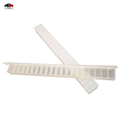 قیمت خوب سینی تراشه سنگ PP با 10 بخش برای نمونه های معدن تزریق شده آنلاین