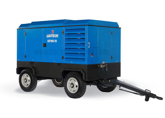 کمپرسور هوا 4 چرخ دیزلی کمپرسور هوا قابل تنظیم بالا سر و صدای کم ISO9001