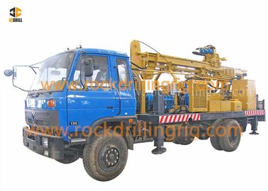 قیمت خوب 400M 4x2 کامیون آب چاه آب حفاری دکل گل و گشتاور دوار بالا هیدرولیک DTH آنلاین