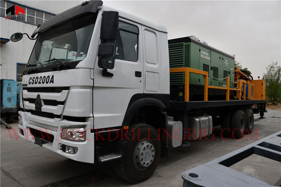 قیمت خوب دکل حفاری چاه آب 102 میلی متری JCDRILL CSD200A YUCHAI آنلاین