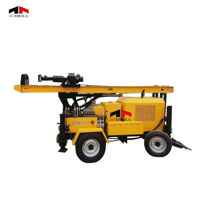 قیمت خوب دکل حفاری کوچک چاه هیدرولیک 44KW سوار تریلر قابل حمل آنلاین
