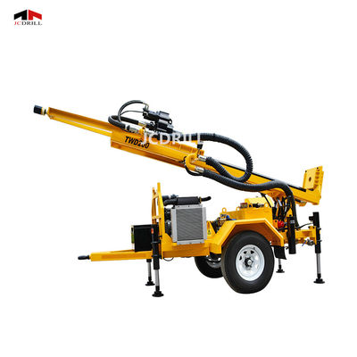 قیمت خوب تریلر نصب شده مته حفاری موتور کامل دیزل هیدرولیک TWD200 آنلاین
