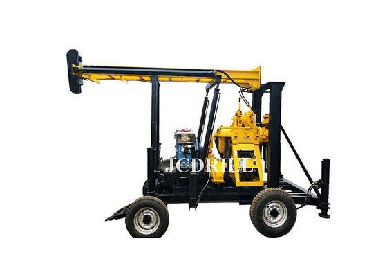 قیمت خوب دستگاه مته حفاری چاه آب 200 متر تریلر هسته CE آنلاین