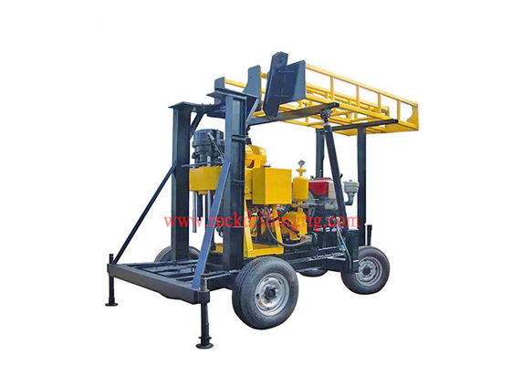 قیمت خوب دکل حفاری آب هسته ای الماس 50HP 600 متر تصویب شد آنلاین