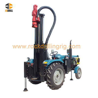 قیمت خوب دکل حفاری چاه آب کوچک TD200 تراکتوری قابل حمل آنلاین