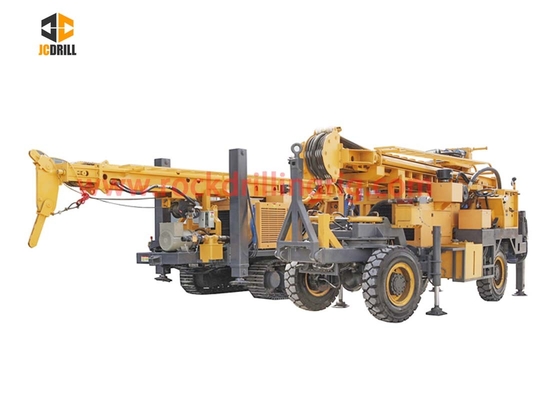 قیمت خوب TWD600 Trailer Mounted Cms Hydraulic Water Drilling Rig Machinery Farming Rig آنلاین