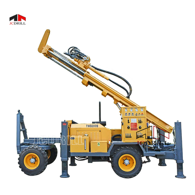 قیمت خوب TWD180 ماشین حفاری قابل حمل آب چاه تریلر حفاری نصب شده آنلاین