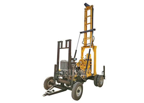 قیمت خوب دستگاه حفاری چاه کوچک 400 متری تریلر عمودی آنلاین